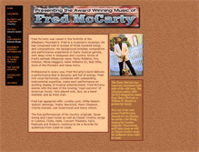 Tablet Screenshot of fredmccarty.com
